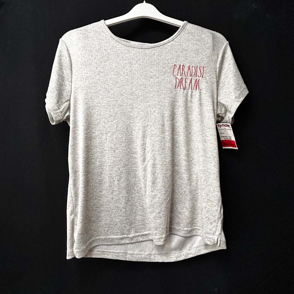 Rae Dunn Paradise Dream Graphic T-Shirt Size M